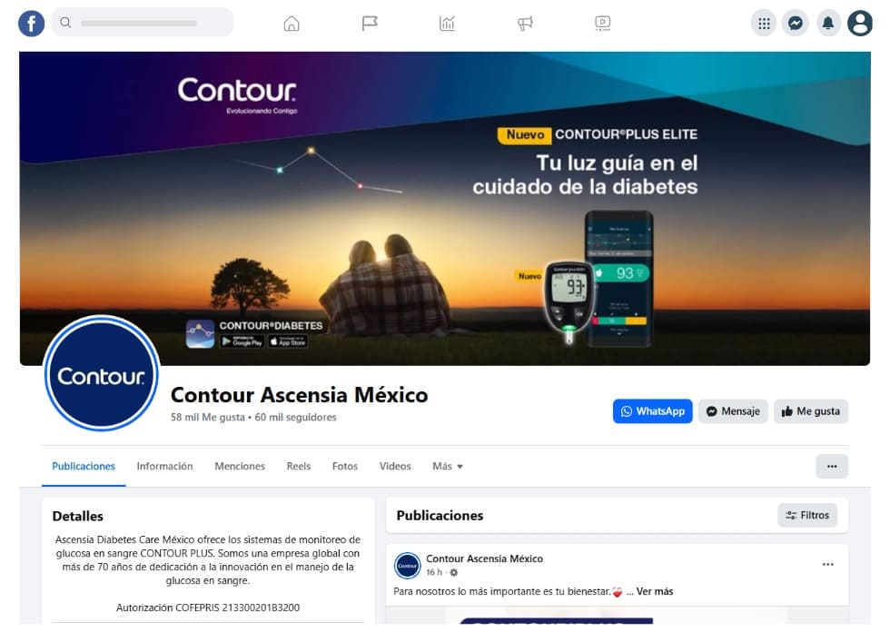 Plan de contenidos mensuales para redes sociales de Ascencia méxico
