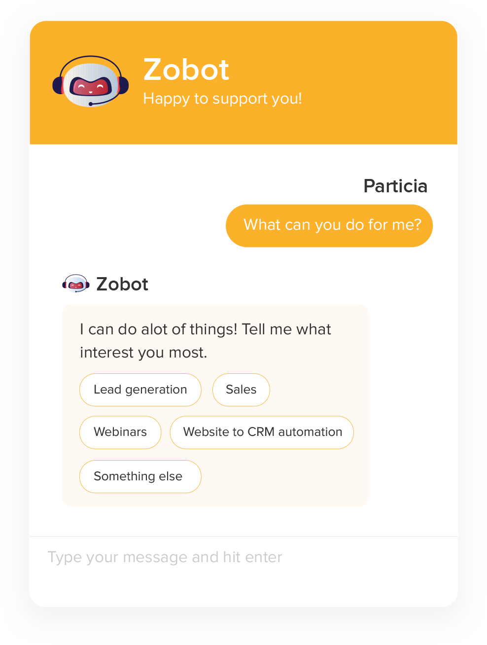 Support chat customer zoho ZOHO Help