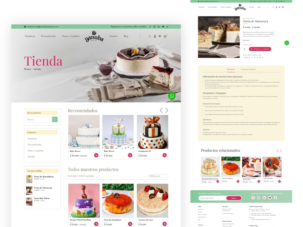 Nuevo diseño web responsive para Yanuba